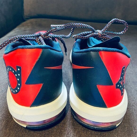 RARE nike KD 6 Independence Day  red blue white Mens 7.5 US 40.5 EUR 9 WMS - Picture 12 of 16